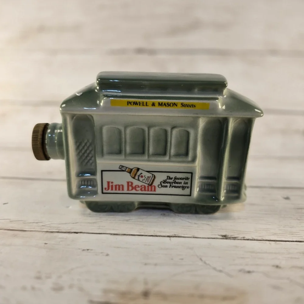 Vintage 1968 Jim Beam San Francisco Cable Car Decanter Regal China KY-DRB-230